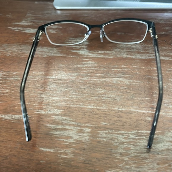 Design Optics by Foster Grant +1.50 black pattern eyeglasses with rhinestones - Picture 12 of 15